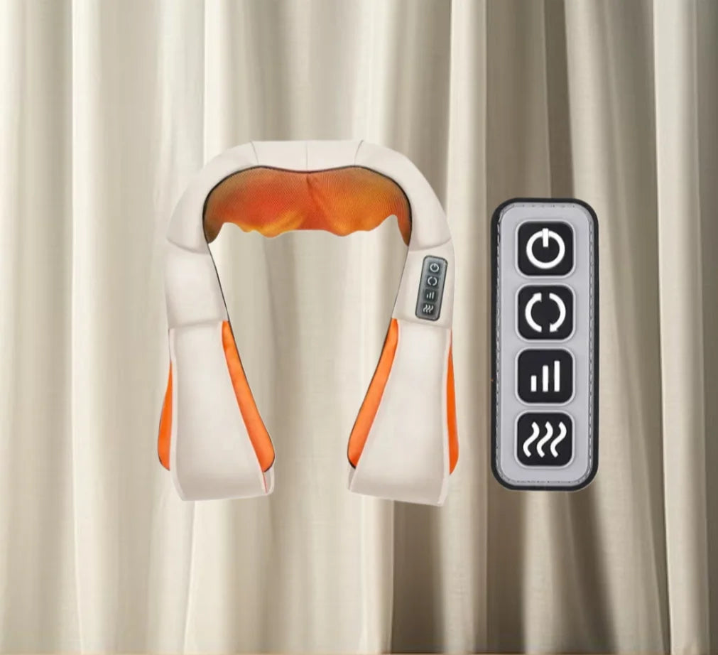 Shiatsu Back Neck Shoulder Massager with Heat, Massage Neck for Home Office Car Use Kneading Smart Electric Neck Massager