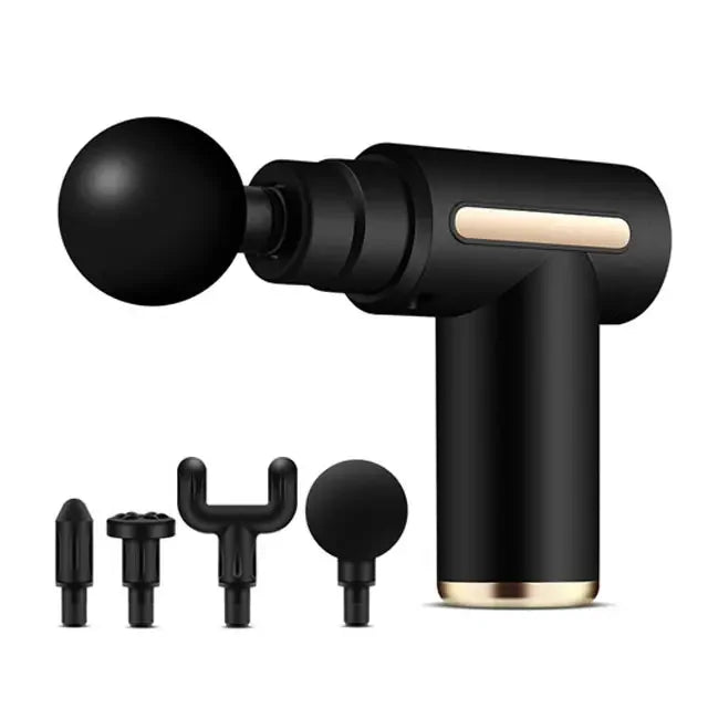 LJ Factory Adjustable Powerful Vibration Deep Tissue Percussion Relax Muscle Booster Massage Gun Custom logo and Private Label