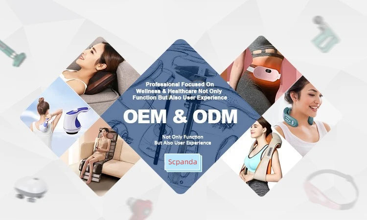 2024 New Arrivals Cervical Neck Massager Deep Tissue Back Neck Massager Shoulders Massage Pain Relief