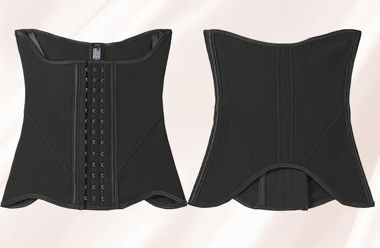 High-End Firm Abdominal Belt 10 Steel Bones Postpartum Body Shaping 4 Rows 13 Buckles Hourglass Type Breast Support Beauty Strip