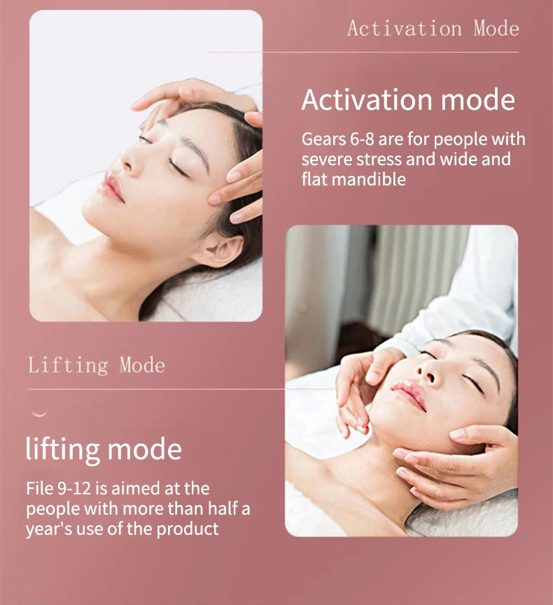 Masseur de Lifting du visage 12 vitesses masseur Facial électrique ligne V Lifting du visage minceur dispositif de Vibration outil de beauté à usage domestique