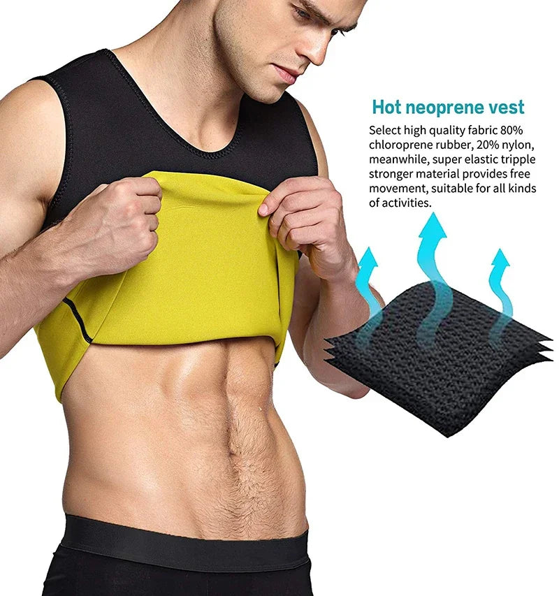 Hommes T-shirts d'entraînement effet Sauna gilet de sport hauts d'exercice vêtements de Fitness minceur perte de poids vêtements de sport entraînement vêtements de sport