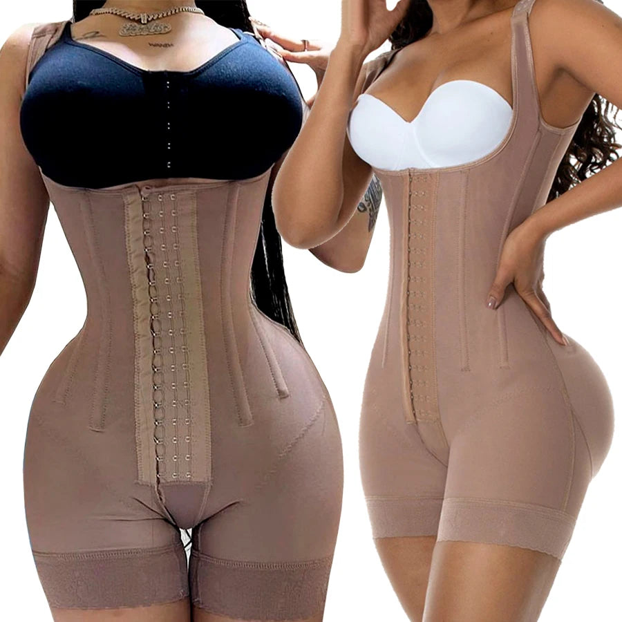 Fajas colombiennes post lipo chirurgical réduisant les shapers post-partum scène 2 BBL Shapewear ventre contrôle corps sculptant gaine