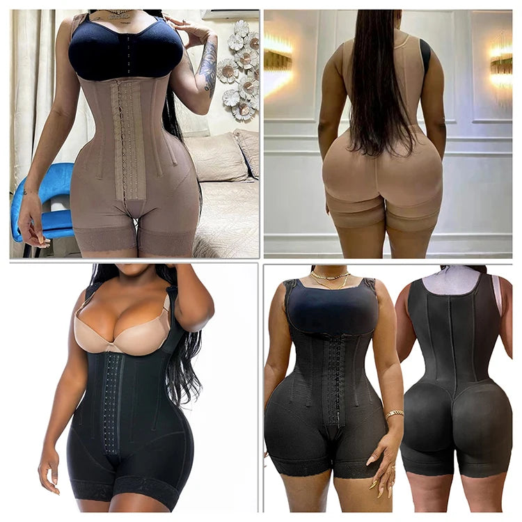 Fajas colombiennes post lipo chirurgical réduisant les shapers post-partum scène 2 BBL Shapewear ventre contrôle corps sculptant gaine