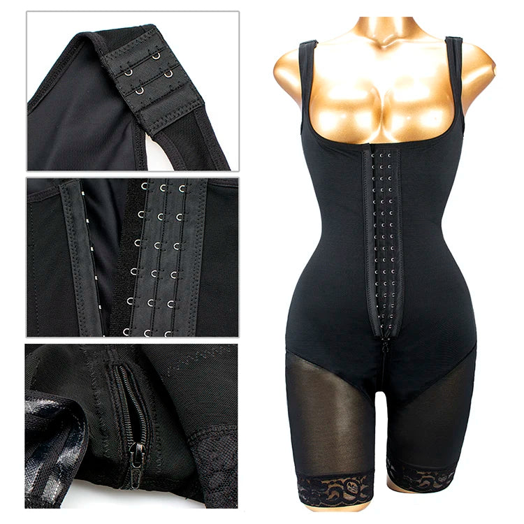 TUNIControl-Body Shaper pour femme, gaine amincissante, ventre plat, vêtements en saillie, costume de batterie post-partum, corset