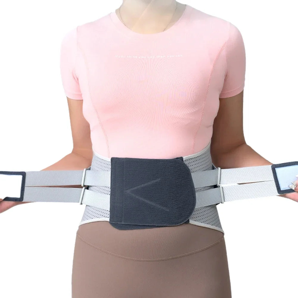 Support de taille réglable avec coussin lombaire ergonomique pour homme et femme, convient pour la colonne vertébrale 11%