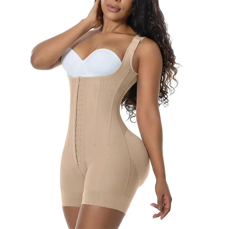 Fajas colombiennes post lipo chirurgical réduisant les shapers post-partum scène 2 BBL Shapewear ventre contrôle corps sculptant gaine