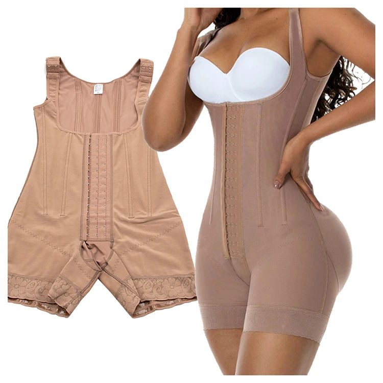 Fajas colombiennes post lipo chirurgical réduisant les shapers post-partum scène 2 BBL Shapewear ventre contrôle corps sculptant gaine