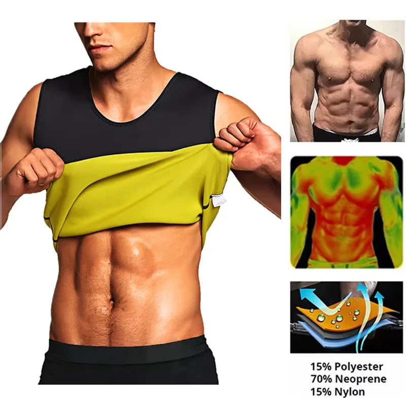 Hommes T-shirts d'entraînement effet Sauna gilet de sport hauts d'exercice vêtements de Fitness minceur perte de poids vêtements de sport entraînement vêtements de sport
