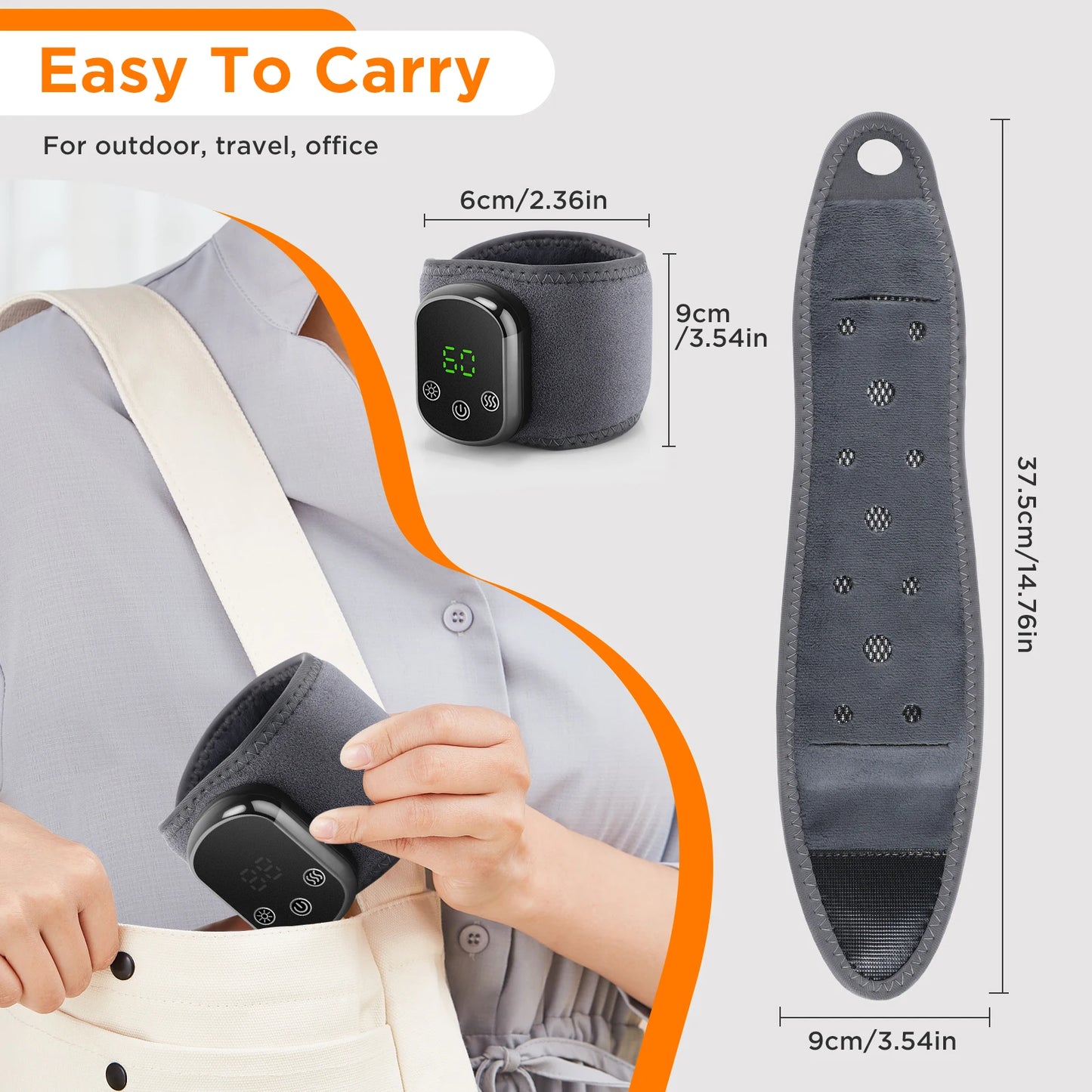 Protecteur de cheville électrique, masseur de cheville et de poignet, attelle de pied, compresse chaude, Vibration, Support de cheville, bande de Protection, Relaxation musculaire