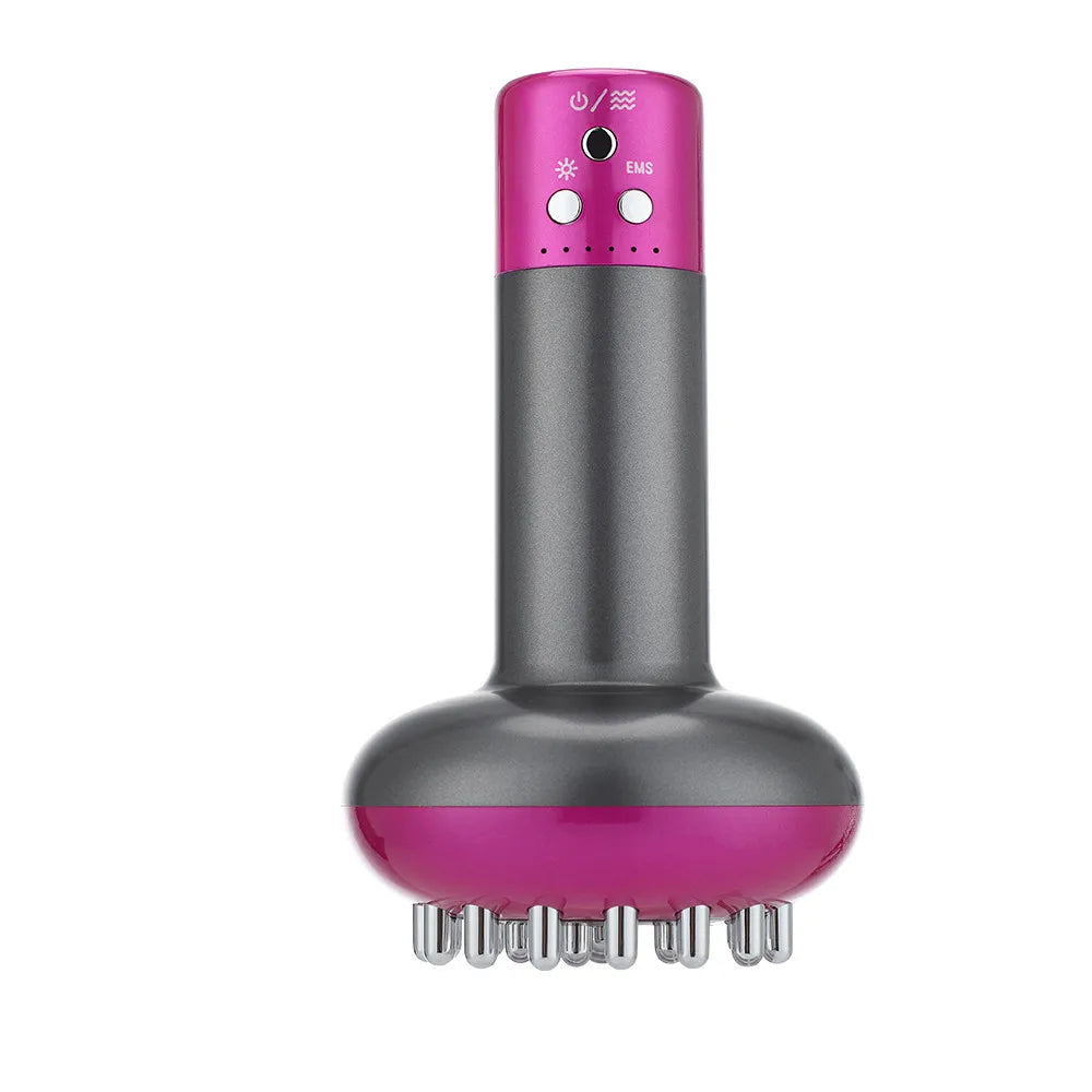 Brosse méridienne de Massage électrique, Anti-Cellulite, masseur corporel Guasha, lumière rouge, Vibration à microcourant, Machine de Drainage lymphatique