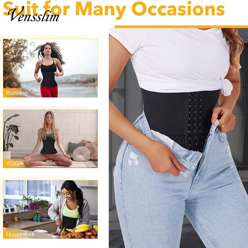 Vensslim XS-3XL corps Shaper taille formateur ceinture femmes perte de poids réduire ventre tondeuse Corset réglable entraînement ceinture Shapewear