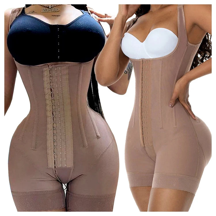 Fajas colombiennes post lipo chirurgical réduisant les shapers post-partum scène 2 BBL Shapewear ventre contrôle corps sculptant gaine