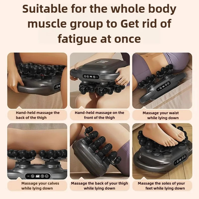 JAIYORL 24 têtes de Massage pistolet de Massage tissus profonds muscles qualité professionnelle haute qualité sans fil fréquence Vibration Masajeador