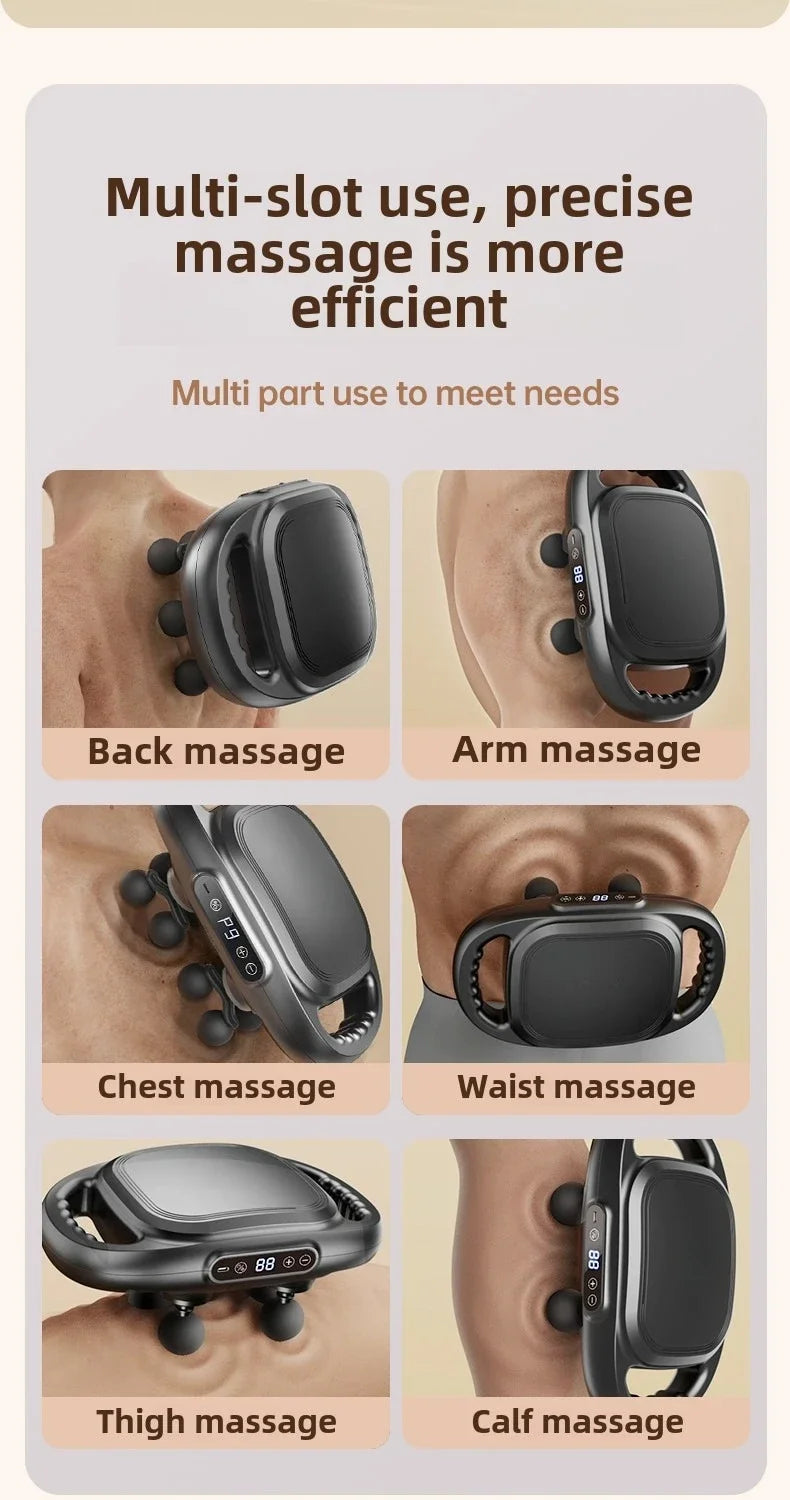JAIYORL 24 têtes de Massage pistolet de Massage tissus profonds muscles qualité professionnelle haute qualité sans fil fréquence Vibration Masajeador