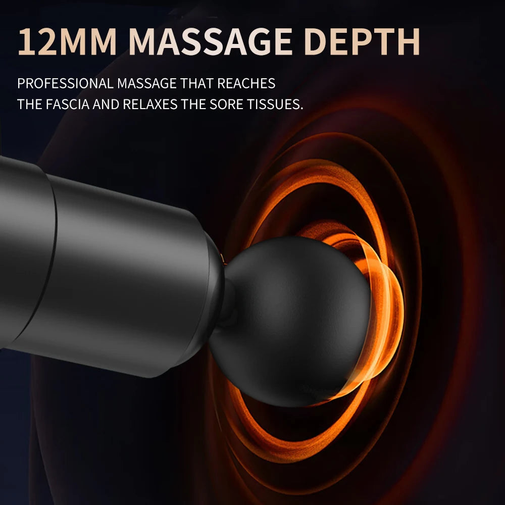 Pistolet de Massage relaxation musculaire masseur de tissus profonds masseur de cou vibrateur dynamique dos Portable affichage portatif pistolet de Massage du Fascia