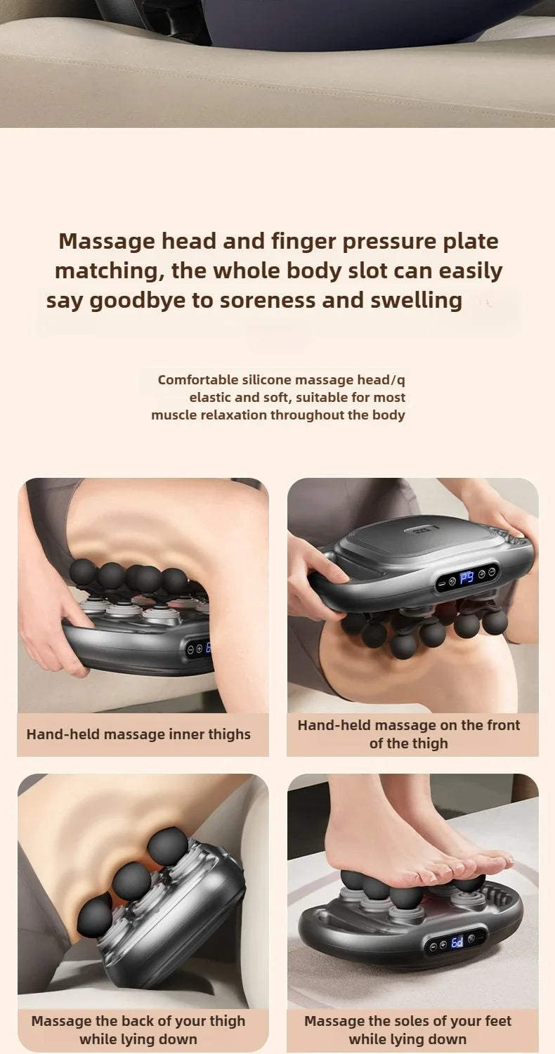 JAIYORL 24 têtes de Massage pistolet de Massage tissus profonds muscles qualité professionnelle haute qualité sans fil fréquence Vibration Masajeador