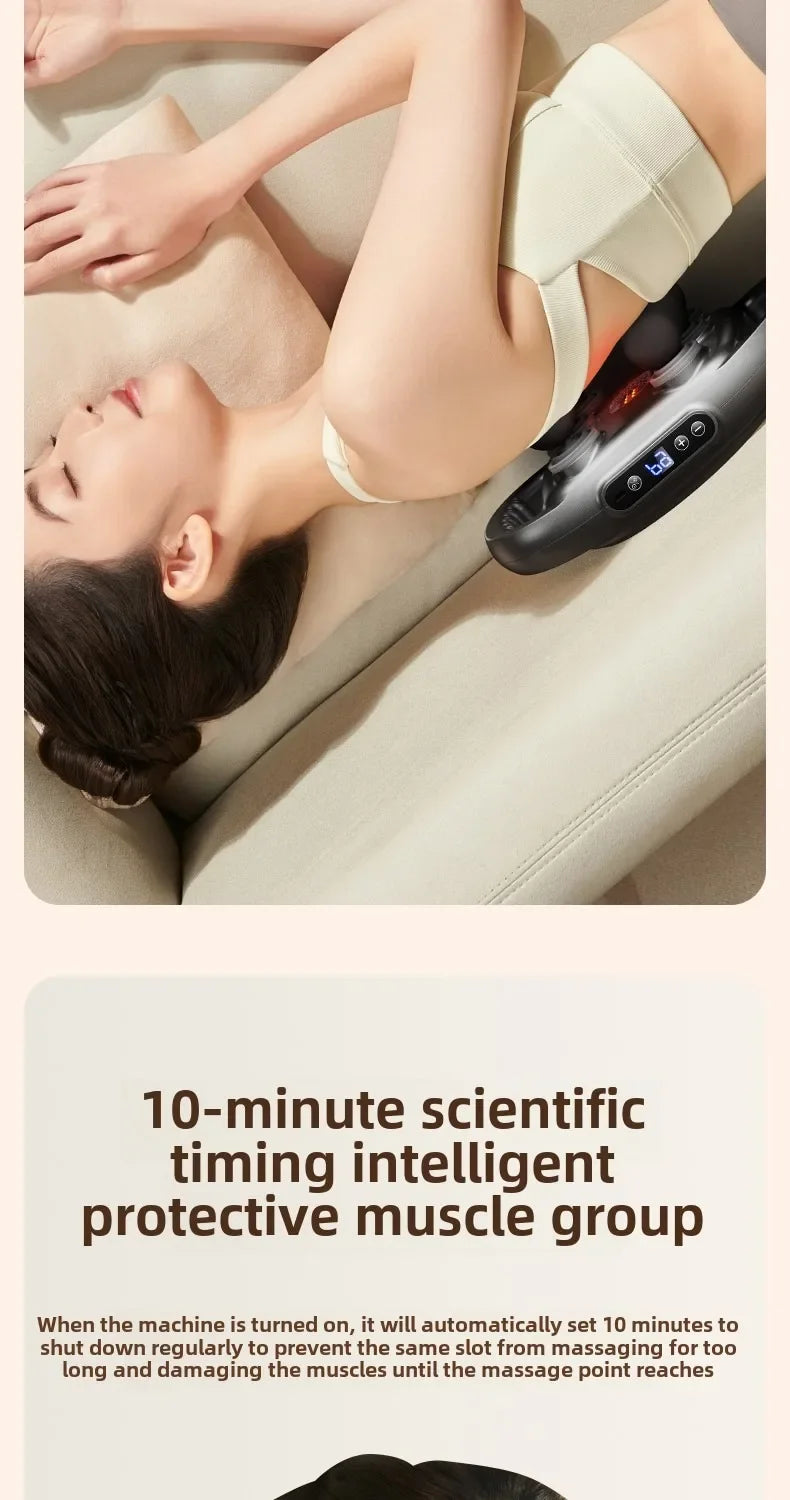 JAIYORL 24 têtes de Massage pistolet de Massage tissus profonds muscles qualité professionnelle haute qualité sans fil fréquence Vibration Masajeador