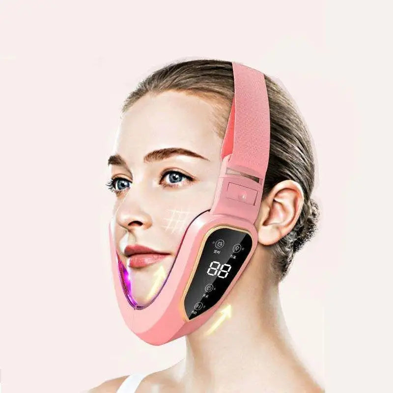 Masseur de Lifting du visage 12 vitesses masseur Facial électrique ligne V Lifting du visage minceur dispositif de Vibration outil de beauté à usage domestique