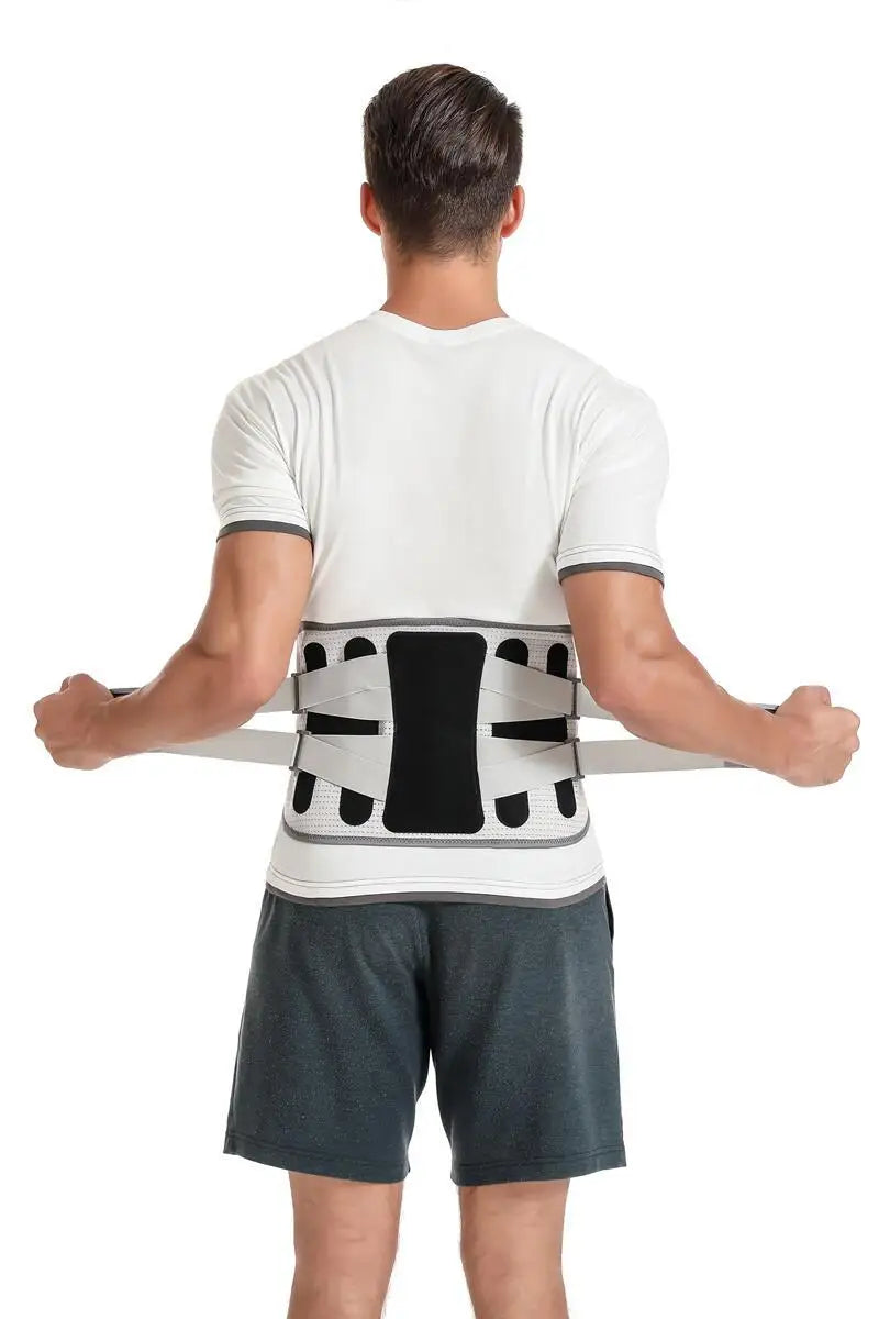 Ceinture de soutien pour le dos, pour soulager les douleurs dans le bas du dos, réglable, pour hommes et femmes, soutien lombaire, sciatique, scoliose, hernie discale