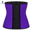 Black Champagne Rose Adjustable Waist Trainer Shapers Colombian Girdles 100% Latex Trainer Corset 9 Steel Bones for Weight Loss