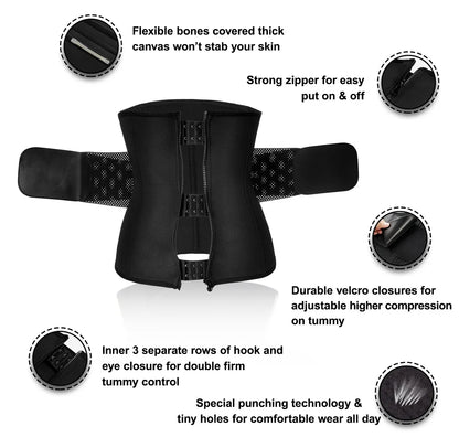 Women Corset Waist Trimmer Belt Slimming Waist Trainer Body Shaper Belly Weight Loss Sport Girdle