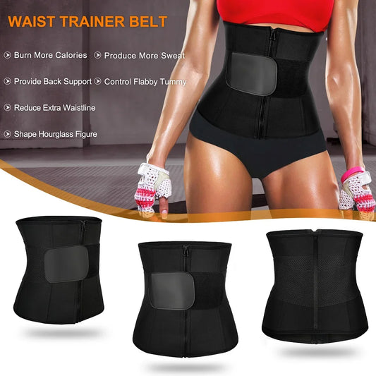 Women Corset Waist Trimmer Belt Slimming Waist Trainer Body Shaper Belly Weight Loss Sport Girdle