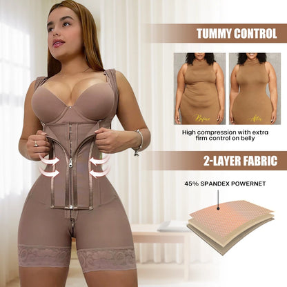 High Compression Tummy Control Stage 1 Colombian Garments Wholesale Post Op Surgery Fajas Colombianas Shapewear for Women