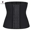 Black Champagne Rose Adjustable Waist Trainer Shapers Colombian Girdles 100% Latex Trainer Corset 9 Steel Bones for Weight Loss
