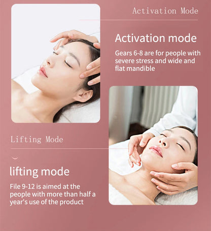 Masseur de Lifting du visage 12 vitesses masseur Facial électrique ligne V Lifting du visage minceur dispositif de Vibration outil de beauté à usage domestique