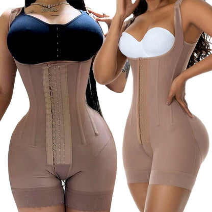 Fajas colombiennes post lipo chirurgical réduisant les shapers post-partum scène 2 BBL Shapewear ventre contrôle corps sculptant gaine