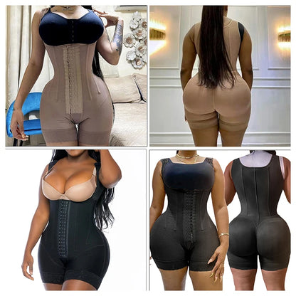 Fajas colombiennes post lipo chirurgical réduisant les shapers post-partum scène 2 BBL Shapewear ventre contrôle corps sculptant gaine