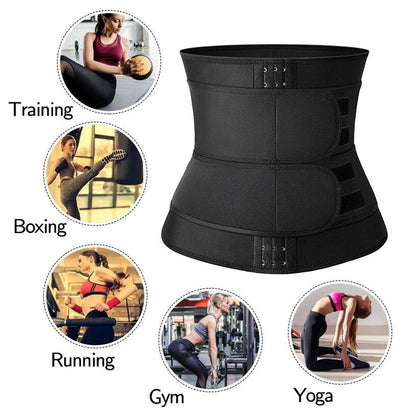 Entraîneur de taille 1 pièce pour hommes et femmes, tondeuse de sueur de Sauna, enveloppement de ventre, bande mince de graisse du ventre, enveloppes d'estomac, Spor
