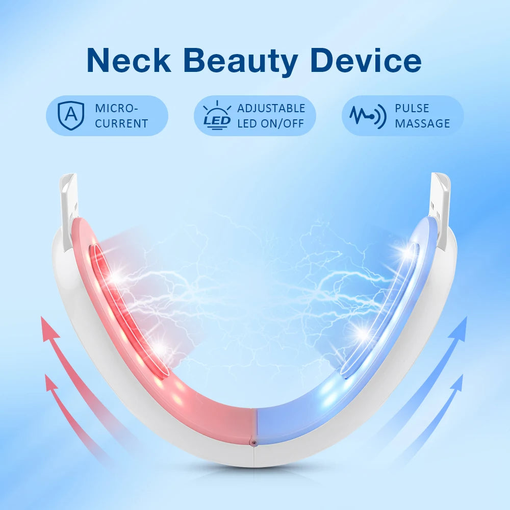 Appareil de vibration de masseur de levage en V pour le visage avec thérapie photonique LED dissolvant de double menton Machine de ceinture de levage de joue en forme de visage en V