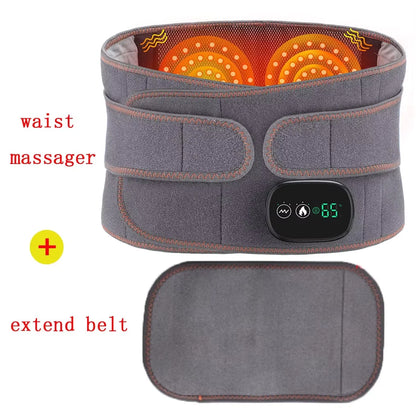 Ohio eur de taille chauffant électrique, nouvelle mise à niveau, ceinture de soutien, vibration, compression chaude, ceinture de renfort, relaxation dorsale, réglage à 3 vitesses