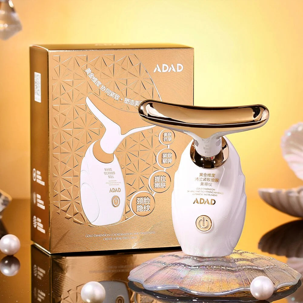 Appareil de Lifting du visage, Massage du cou et des yeux, introducteur, rajeunissement de la peau à microcourant, dispositif de beauté Anti-vieillissement, masseur pour le visage