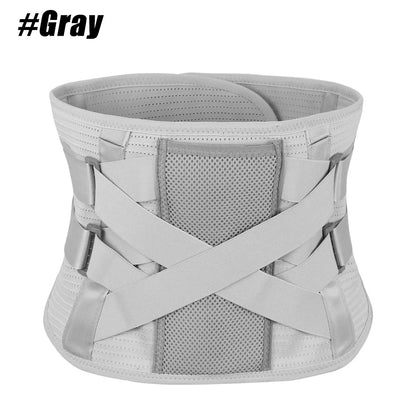Attelle de soutien lombaire pour hommes et femmes, ceinture élastique à double compression pour le bas du dos, instituts oto, scoliose, hernie discale, artica contrastant
