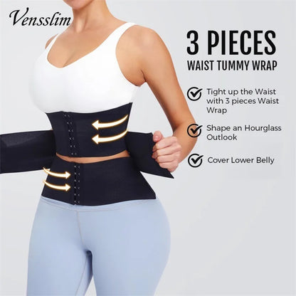 Vensslim XS-3XL corps Shaper taille formateur ceinture femmes perte de poids réduire ventre tondeuse Corset réglable entraînement ceinture Shapewear