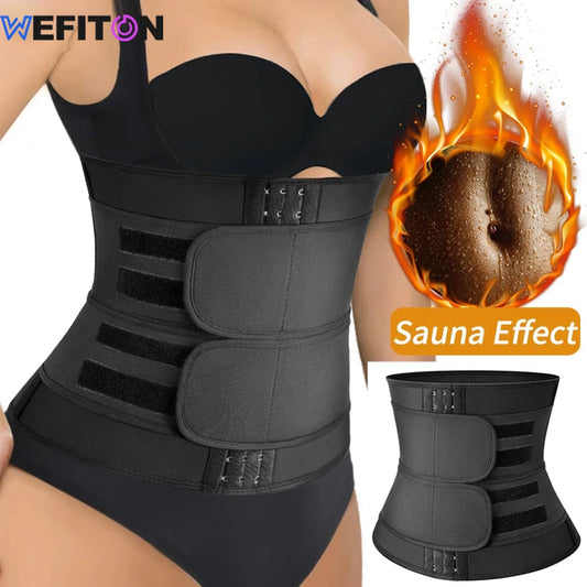 Entraîneur de taille 1 pièce pour hommes et femmes, tondeuse de sueur de Sauna, enveloppement de ventre, bande mince de graisse du ventre, enveloppes d'estomac, Spor
