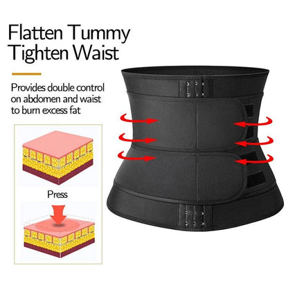 Entraîneur de taille 1 pièce pour hommes et femmes, tondeuse de sueur de Sauna, enveloppement de ventre, bande mince de graisse du ventre, enveloppes d'estomac, Spor