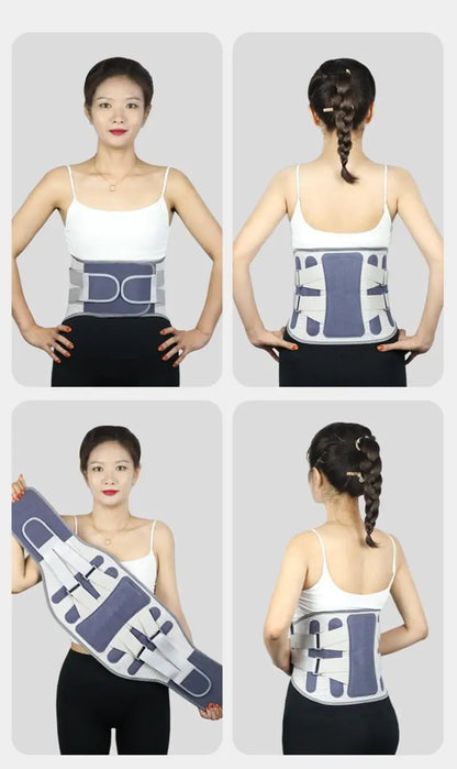 Ceinture de soutien pour le dos, pour soulager les douleurs dans le bas du dos, réglable, pour hommes et femmes, soutien lombaire, sciatique, scoliose, hernie discale