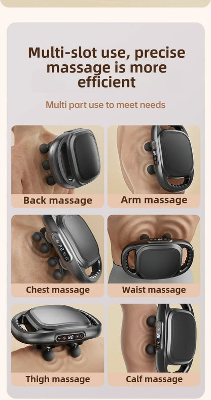 JAIYORL 24 têtes de Massage pistolet de Massage tissus profonds muscles qualité professionnelle haute qualité sans fil fréquence Vibration Masajeador