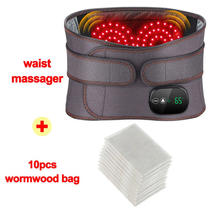 Ohio eur de taille chauffant électrique, nouvelle mise à niveau, ceinture de soutien, vibration, compression chaude, ceinture de renfort, relaxation dorsale, réglage à 3 vitesses