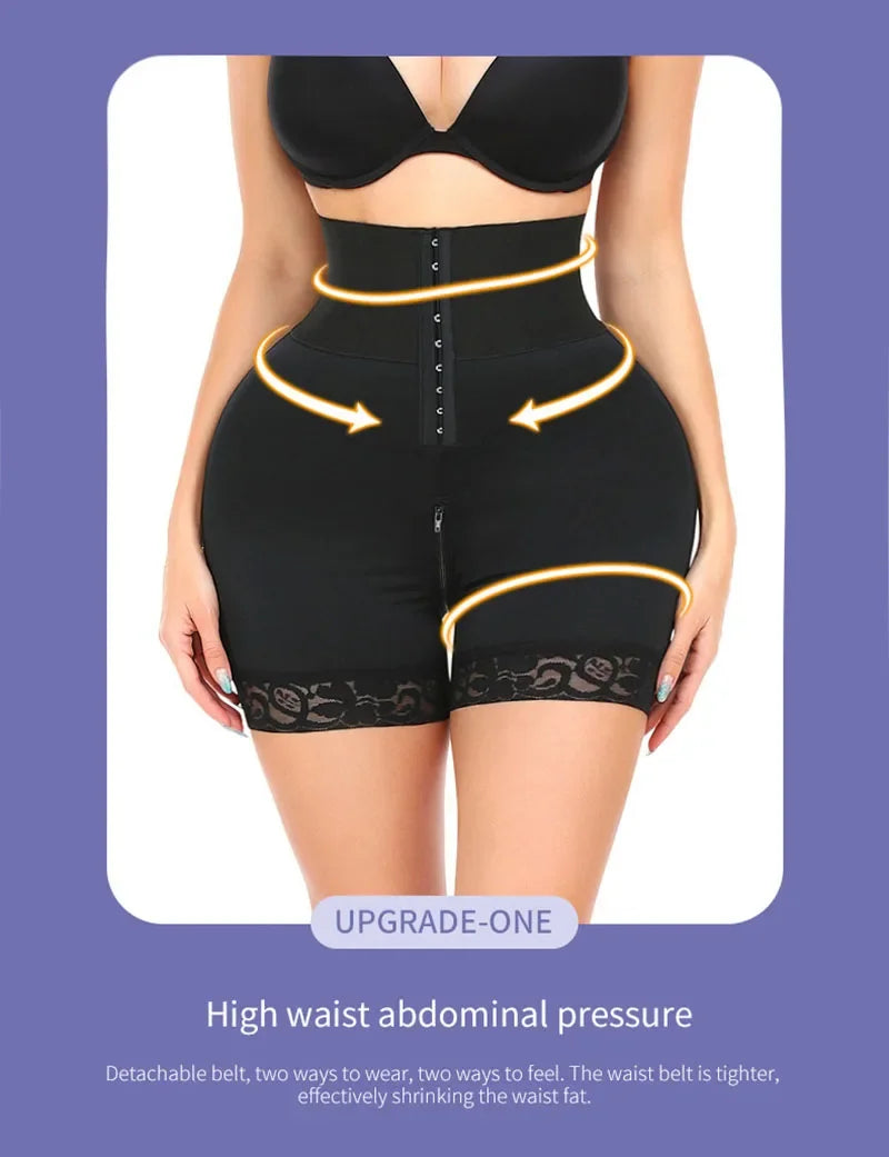 AfruliA XXS taille formateur minceur gaine Corset corps Shaper BBL contrôle culotte Fajas Colombianas ceintures bout à bout Shapewear