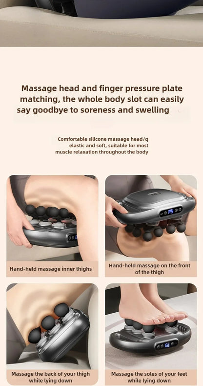 JAIYORL 24 têtes de Massage pistolet de Massage tissus profonds muscles qualité professionnelle haute qualité sans fil fréquence Vibration Masajeador