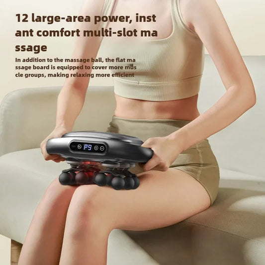 JAIYORL 24 têtes de Massage pistolet de Massage tissus profonds muscles qualité professionnelle haute qualité sans fil fréquence Vibration Masajeador
