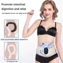 Ceinture de massage VIBELUX – Soin relaxant et maintien abdominal ferme/sculte et relaxe