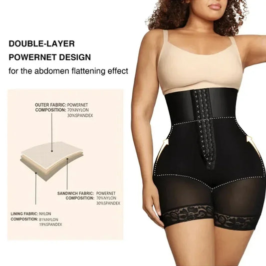 AfruliA XXS taille formateur minceur gaine Corset corps Shaper BBL contrôle culotte Fajas Colombianas ceintures bout à bout Shapewear