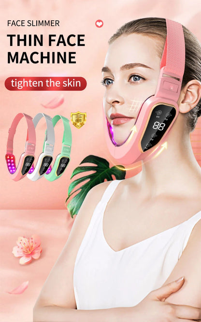Masseur de Lifting du visage 12 vitesses masseur Facial électrique ligne V Lifting du visage minceur dispositif de Vibration outil de beauté à usage domestique