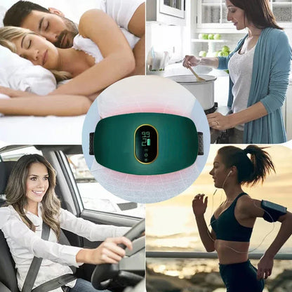 Ceinture de massage VIBELUX – Soin relaxant et maintien abdominal ferme/sculte et relaxe